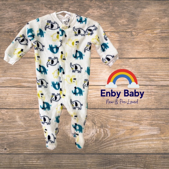 0-3m Fleece Pyjama - Picture 1 of 3